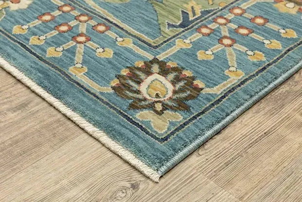 Francesca FR01E Blue/Multi Rug