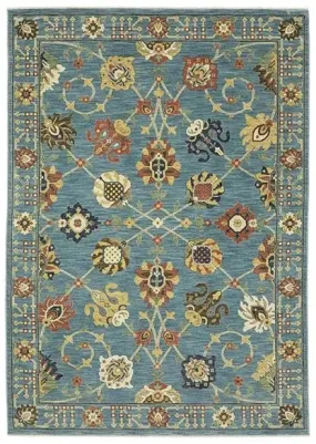 Francesca FR01E Blue/Multi Rug