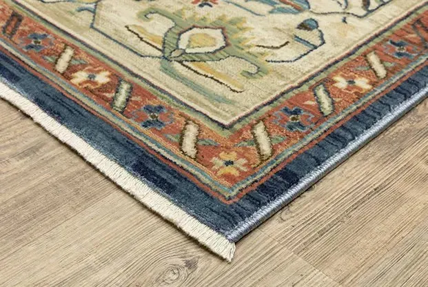 Francesca FR09F Blue/Beige Rug