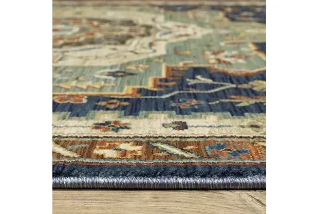 Francesca FR09F Blue/Beige Rug