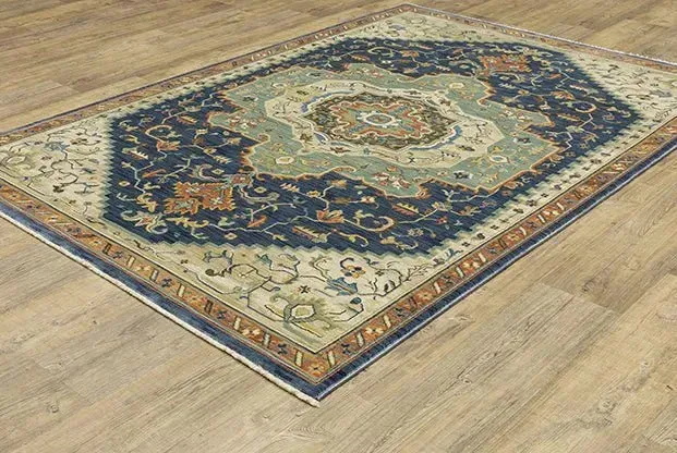 Francesca FR09F Blue/Beige Rug