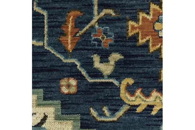 Francesca FR09F Blue/Beige Rug