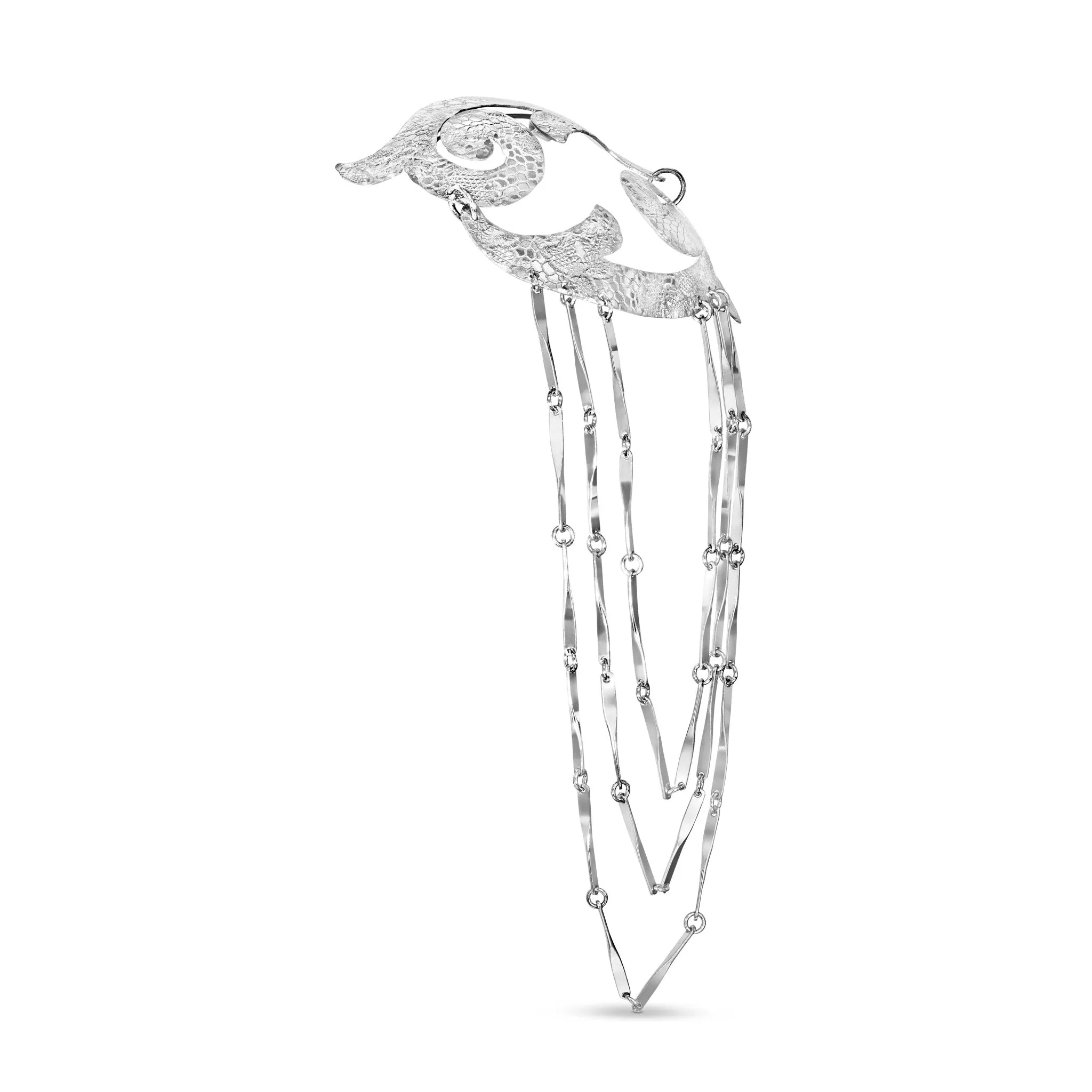 French Curve Epaulette/Brooch