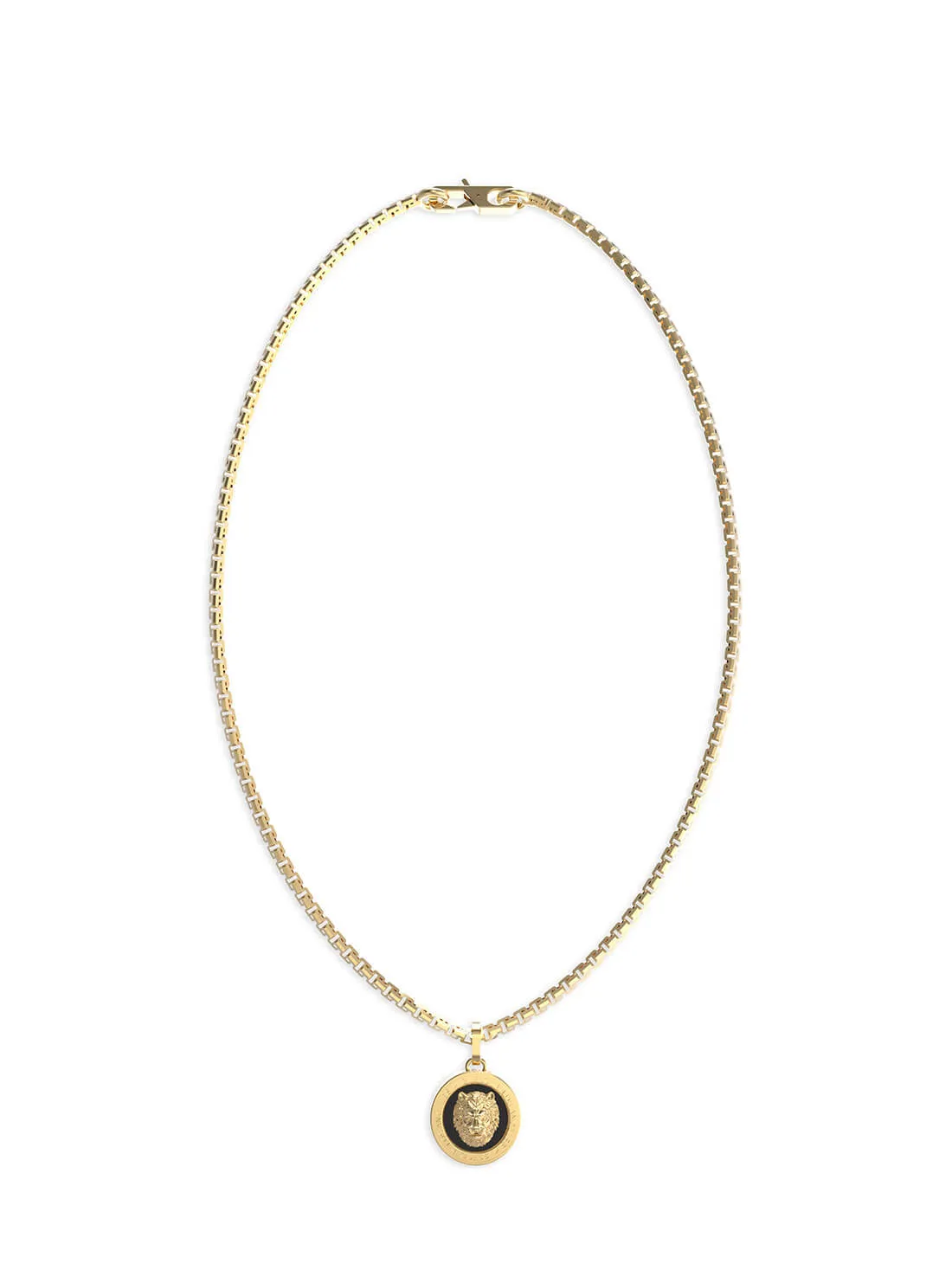 Gold Lion King Pendant Necklace