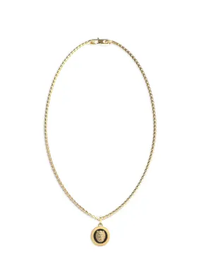 Gold Lion King Pendant Necklace