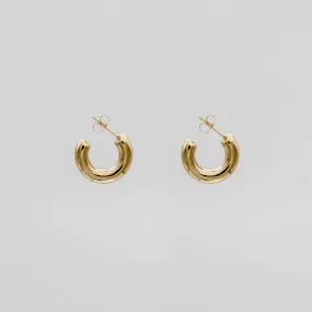 Gold Mini Chunky Hoops