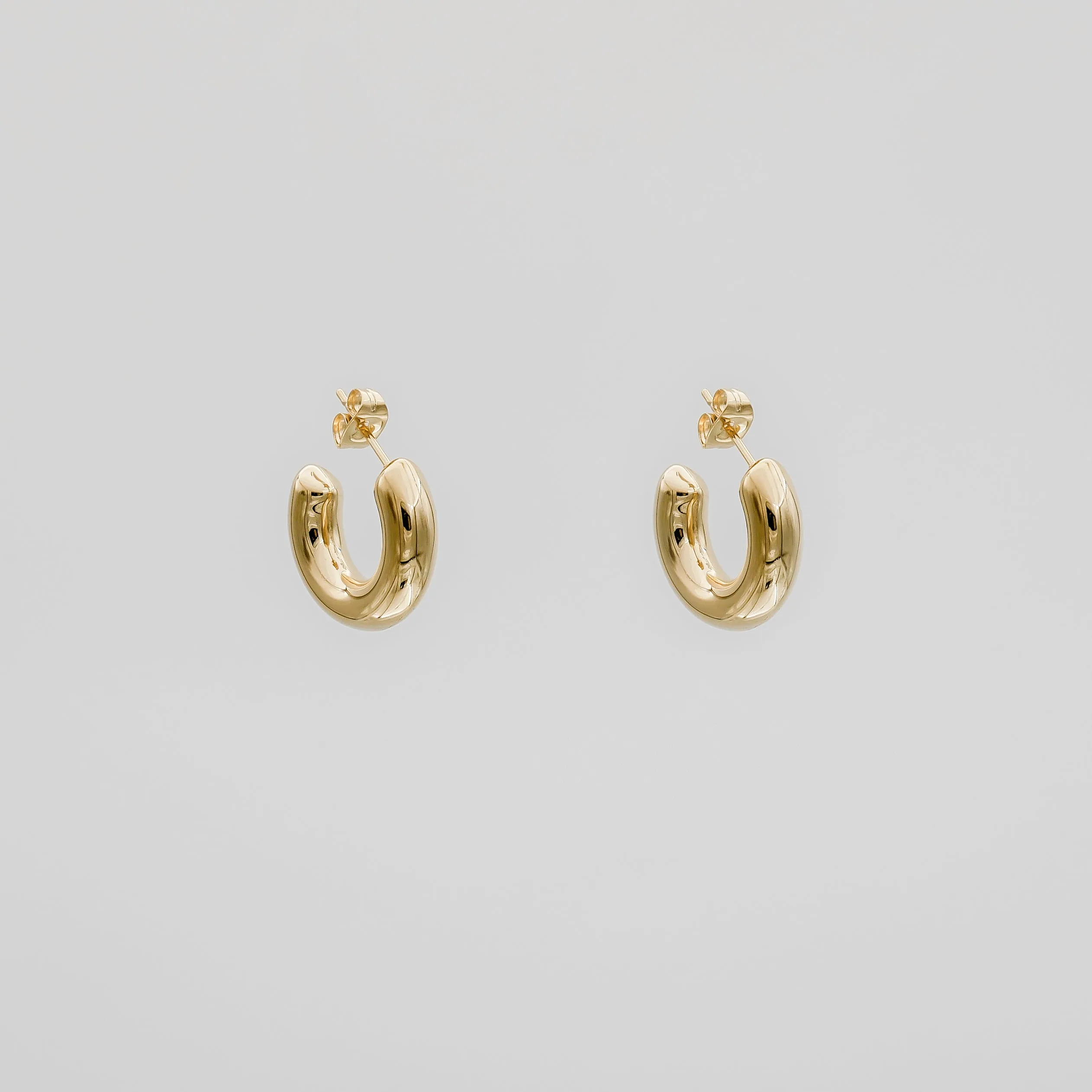 Gold Mini Chunky Hoops