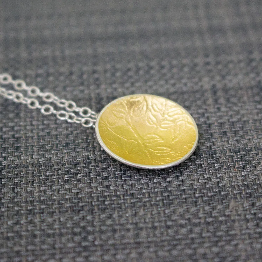 Golden Vines Cup Pendant