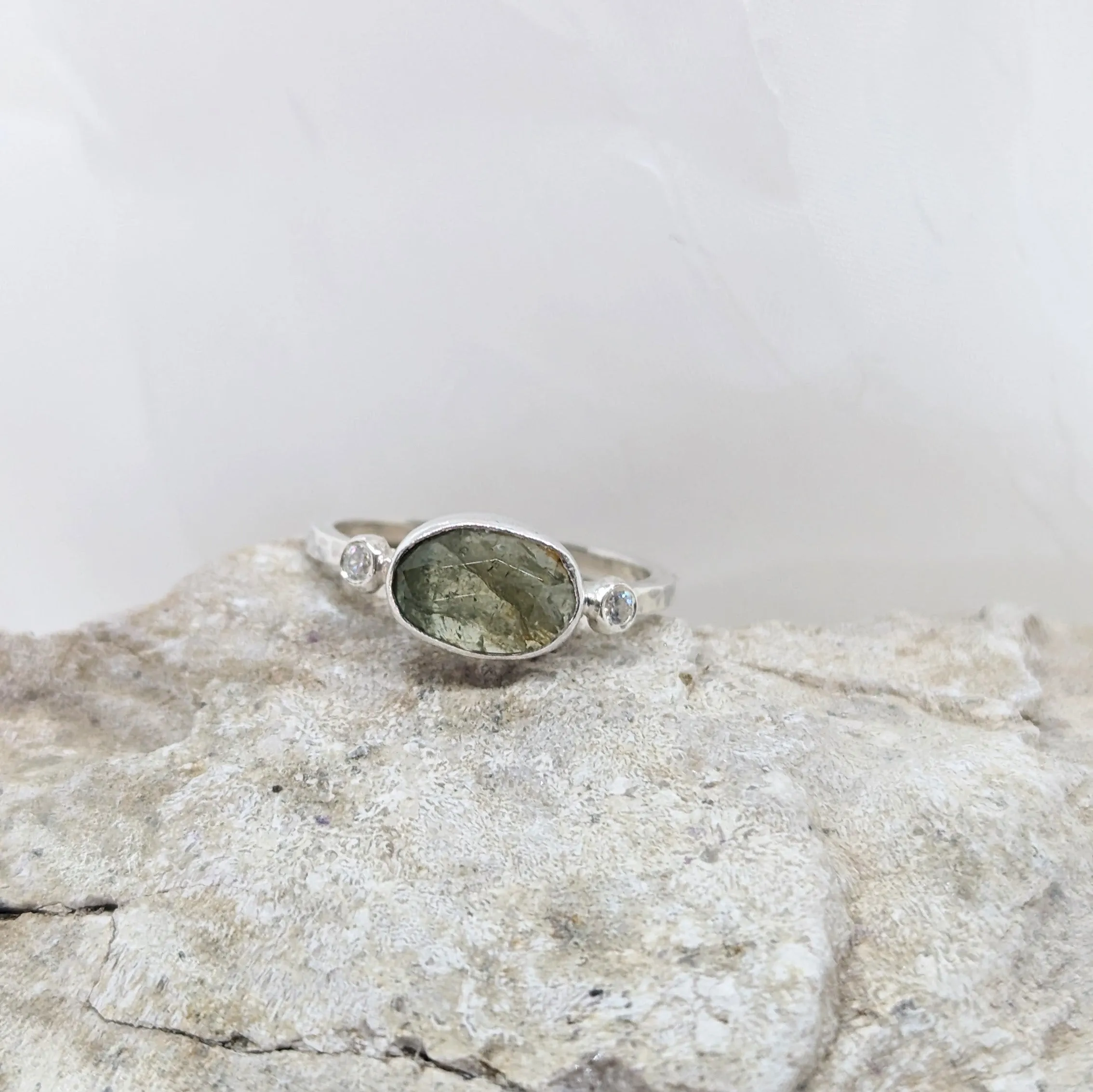 Green Tourmaline Candy Ring