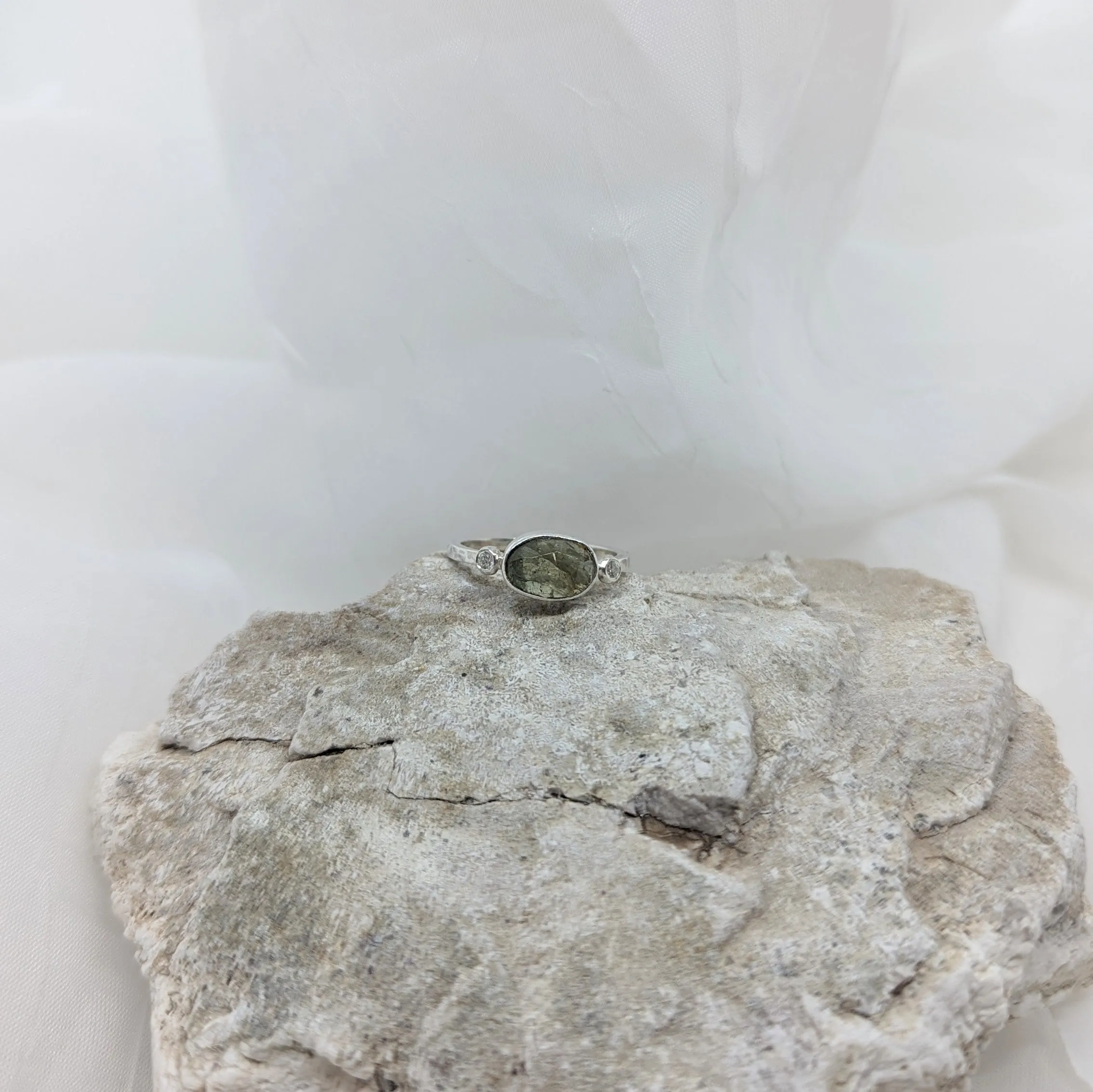 Green Tourmaline Candy Ring