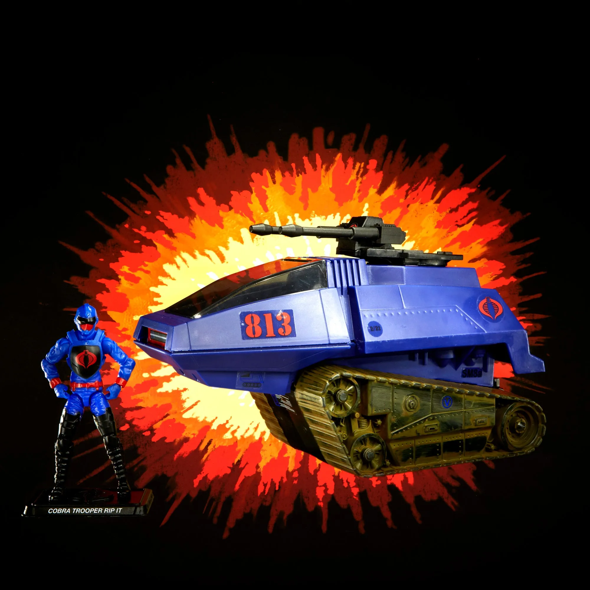 Hasbro G.I. Joe Retro Cobra HISS III Trooper Rip It Vehicle Tank