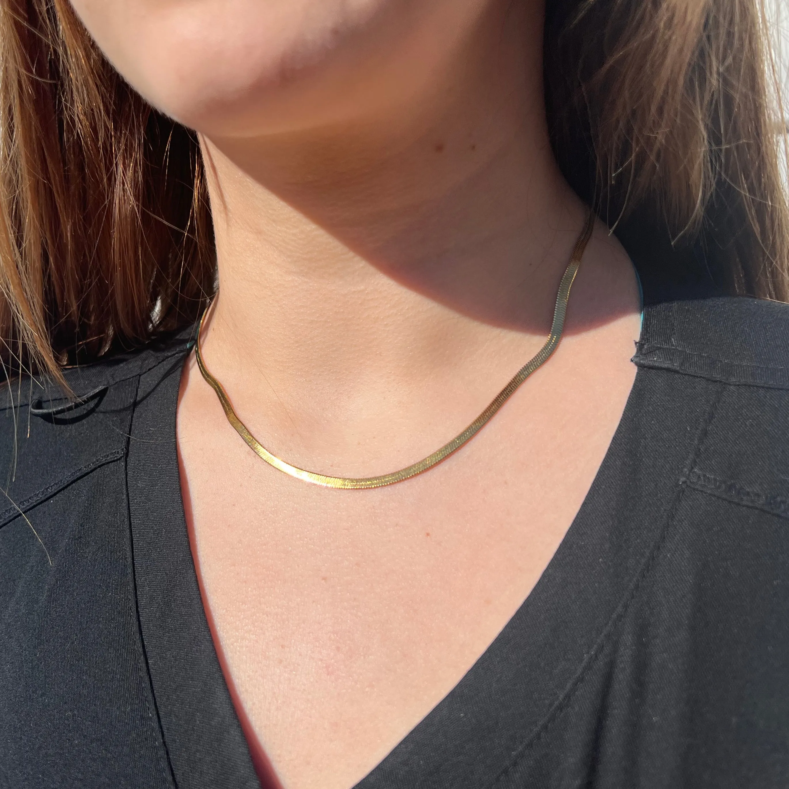 Herringbone Chain Necklace