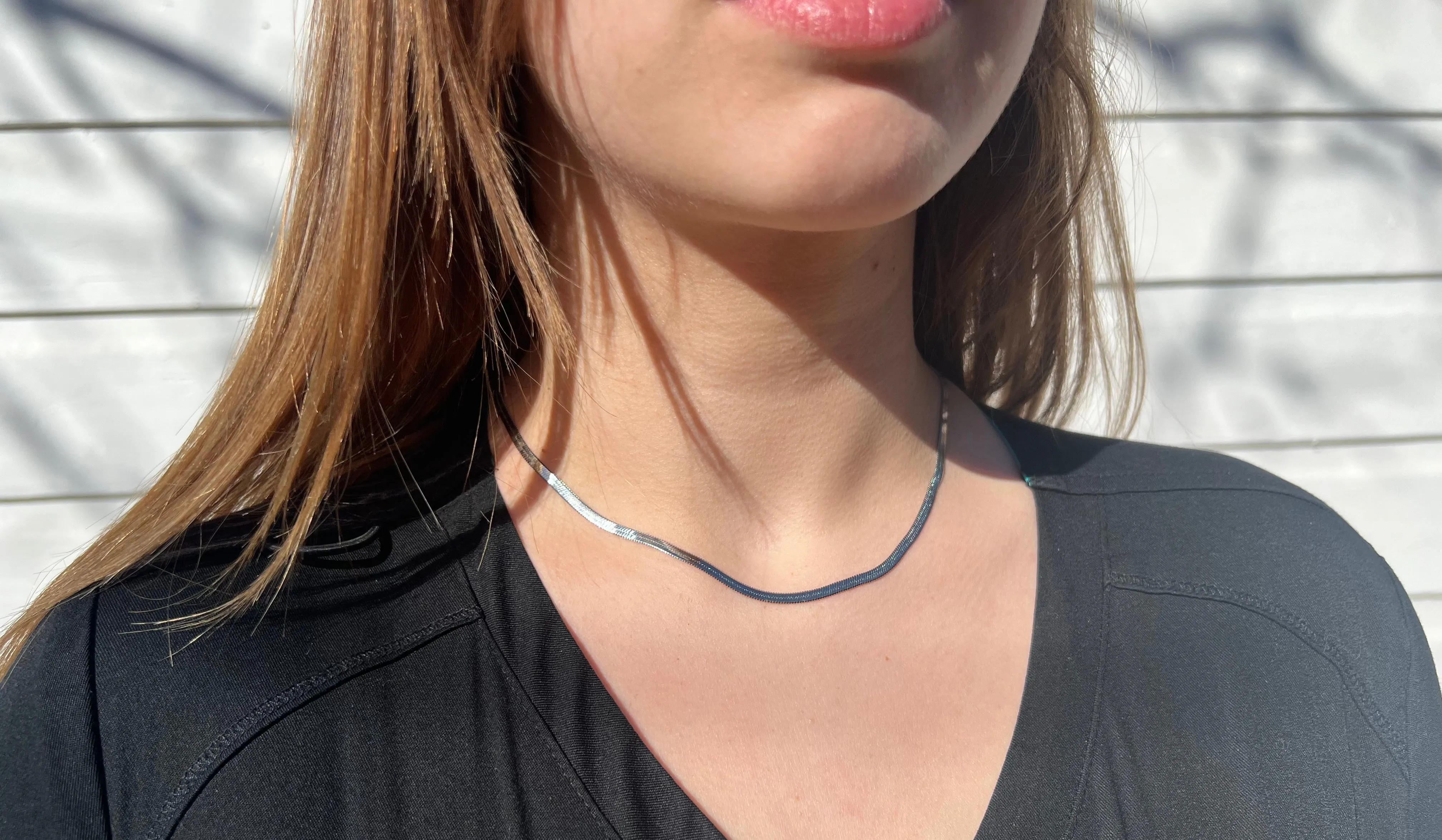 Herringbone Chain Necklace