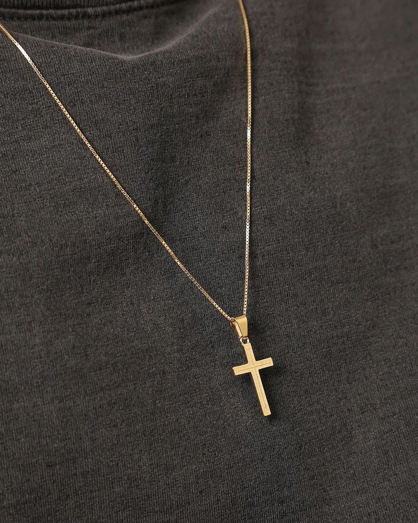 House Of Auric Mateo Cross Pendant 18k Gold Vermeil