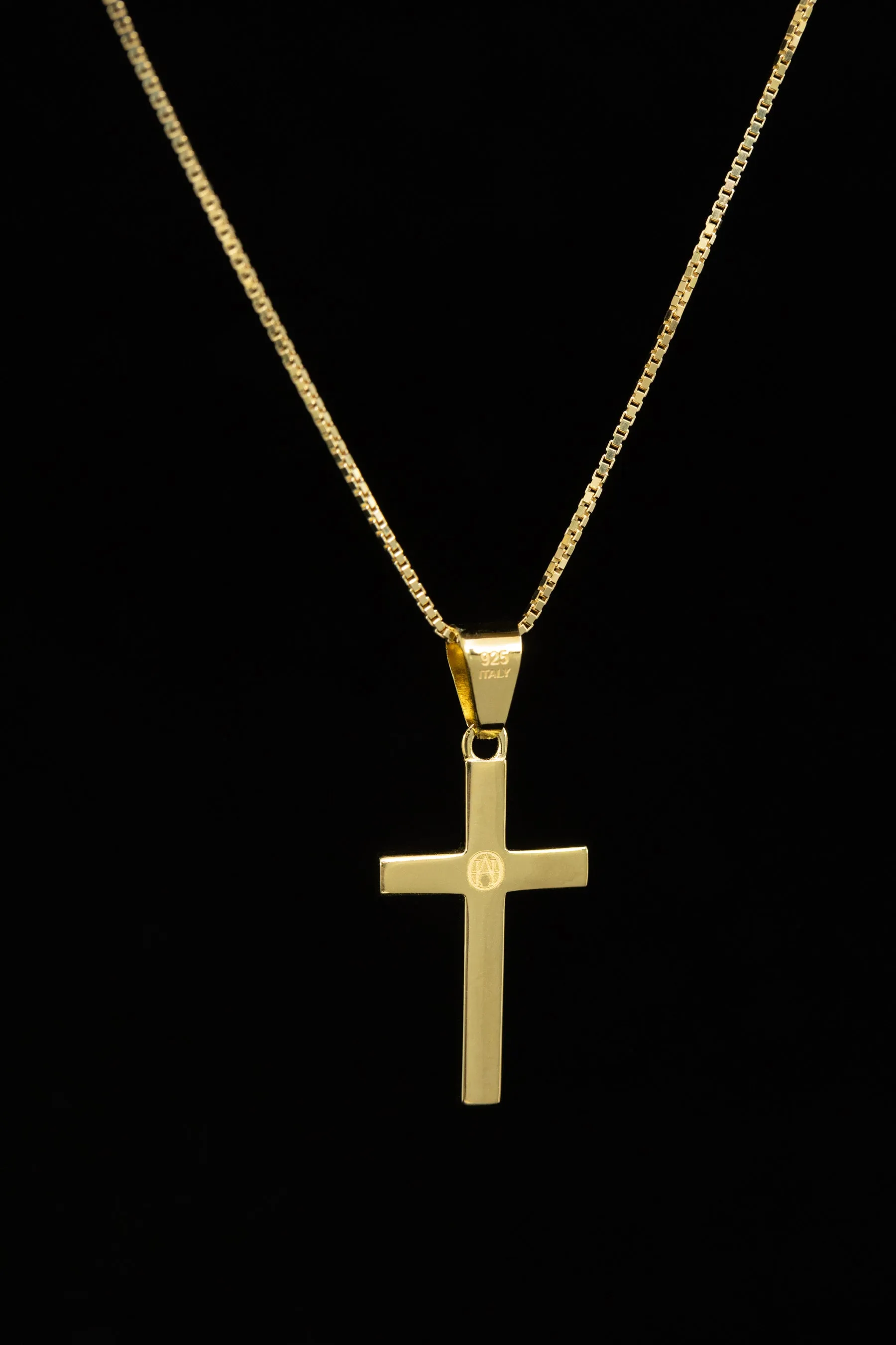 House Of Auric Mateo Cross Pendant 18k Gold Vermeil