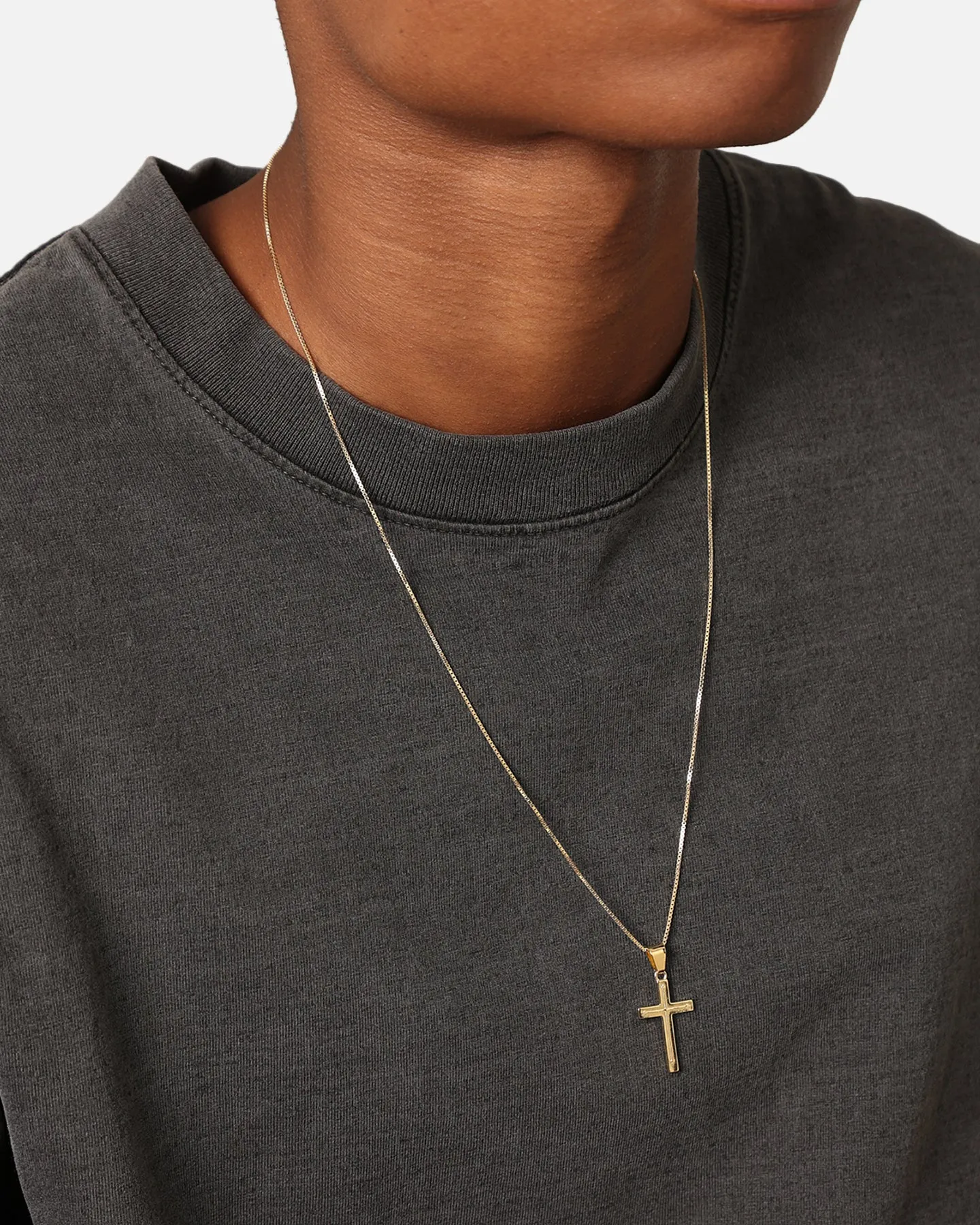 House Of Auric Mateo Cross Pendant 18k Gold Vermeil