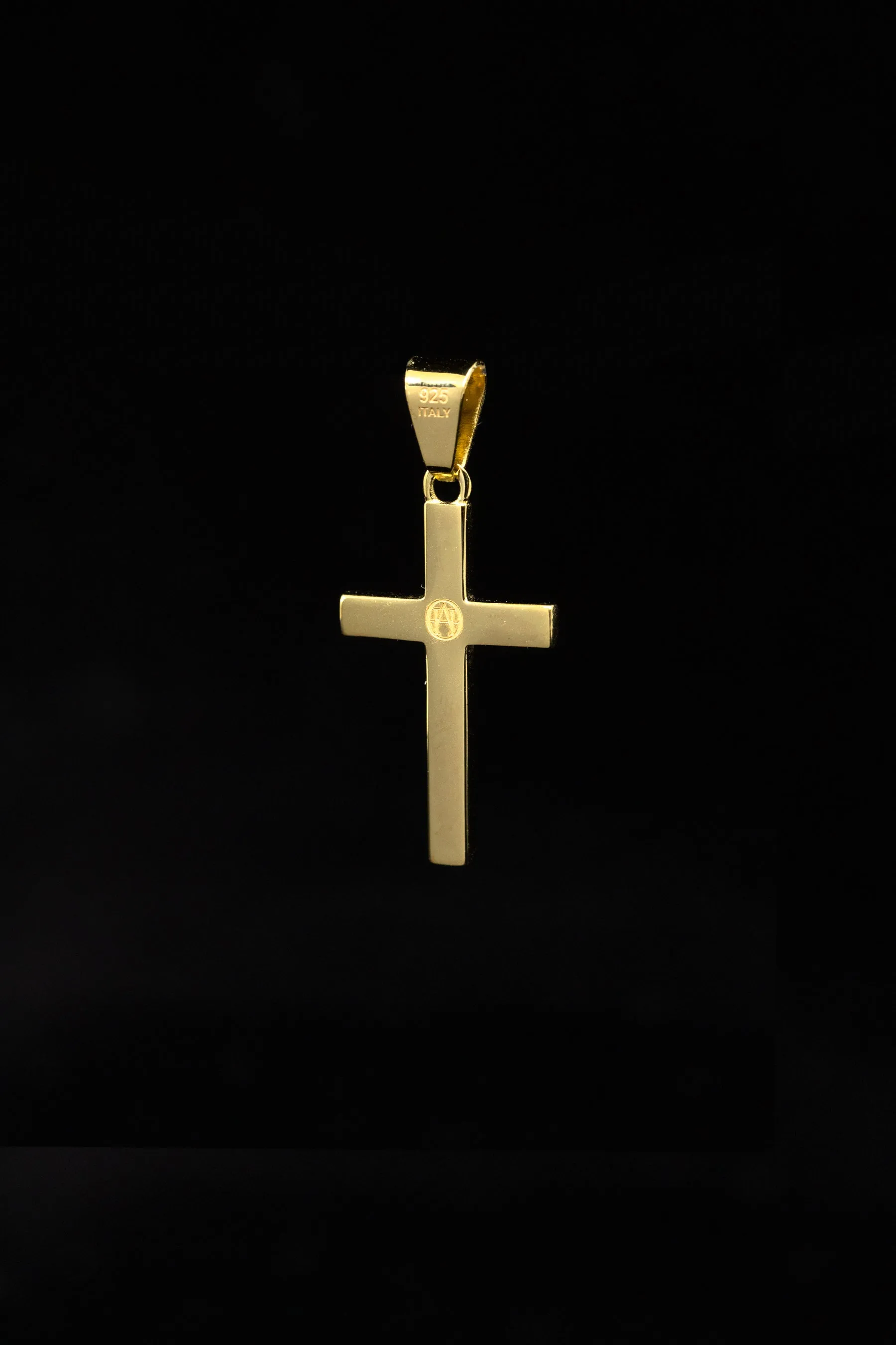 House Of Auric Mateo Cross Pendant 18k Gold Vermeil