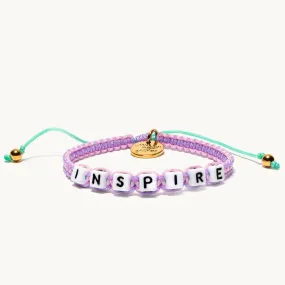 Inspire Grape Woven Bracelet