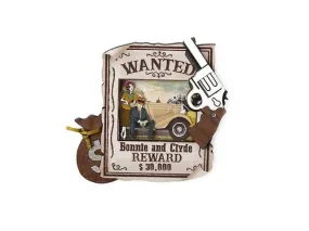 LaliBlue : Classic Films : Bonnie and Clyde Brooch