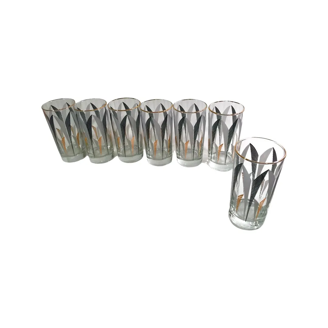 Libbey Vintage Art Deco Cocktail Glasses (Set of 7)