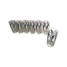 Libbey Vintage Art Deco Cocktail Glasses (Set of 7)