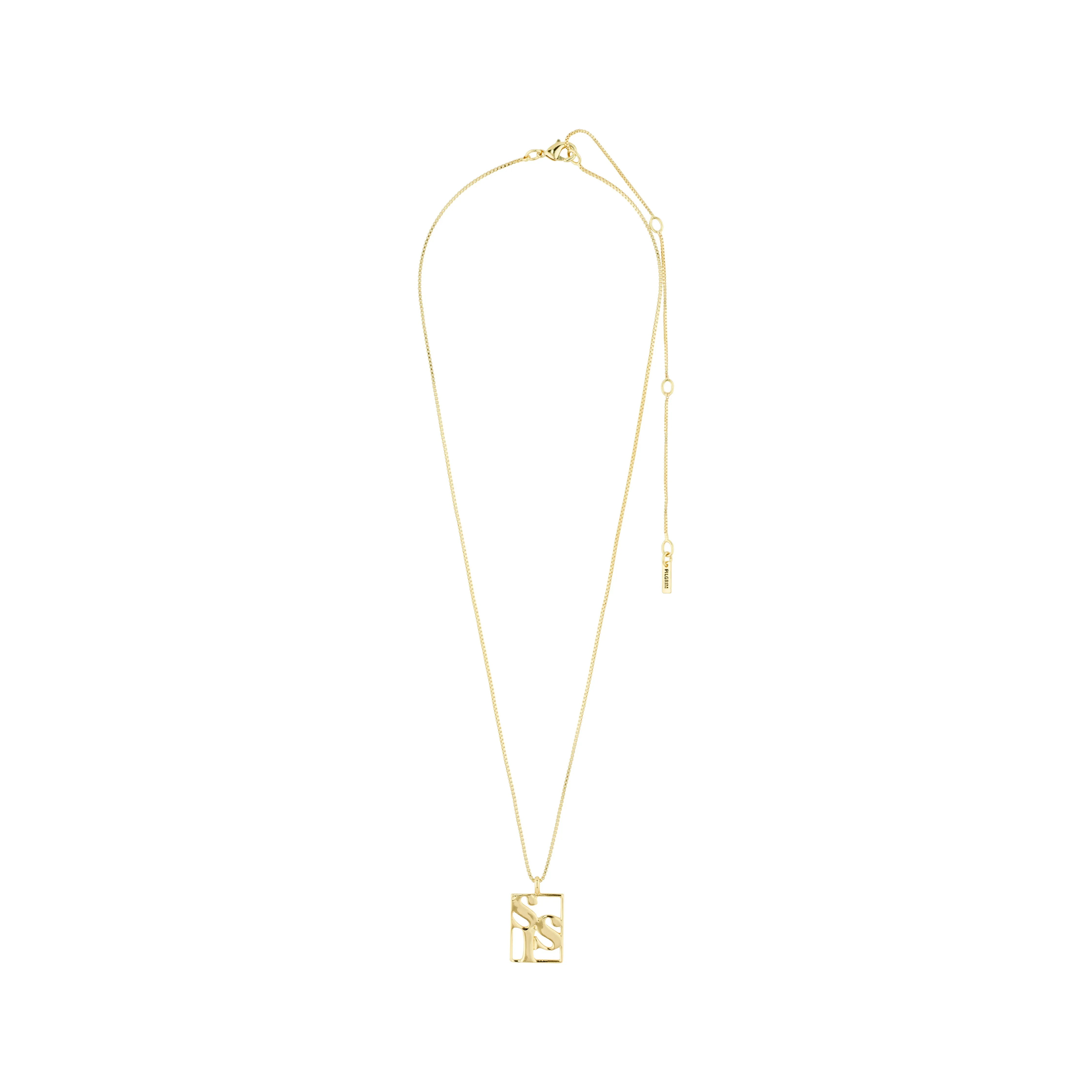 LOVE TAG, SIS necklace gold-plated