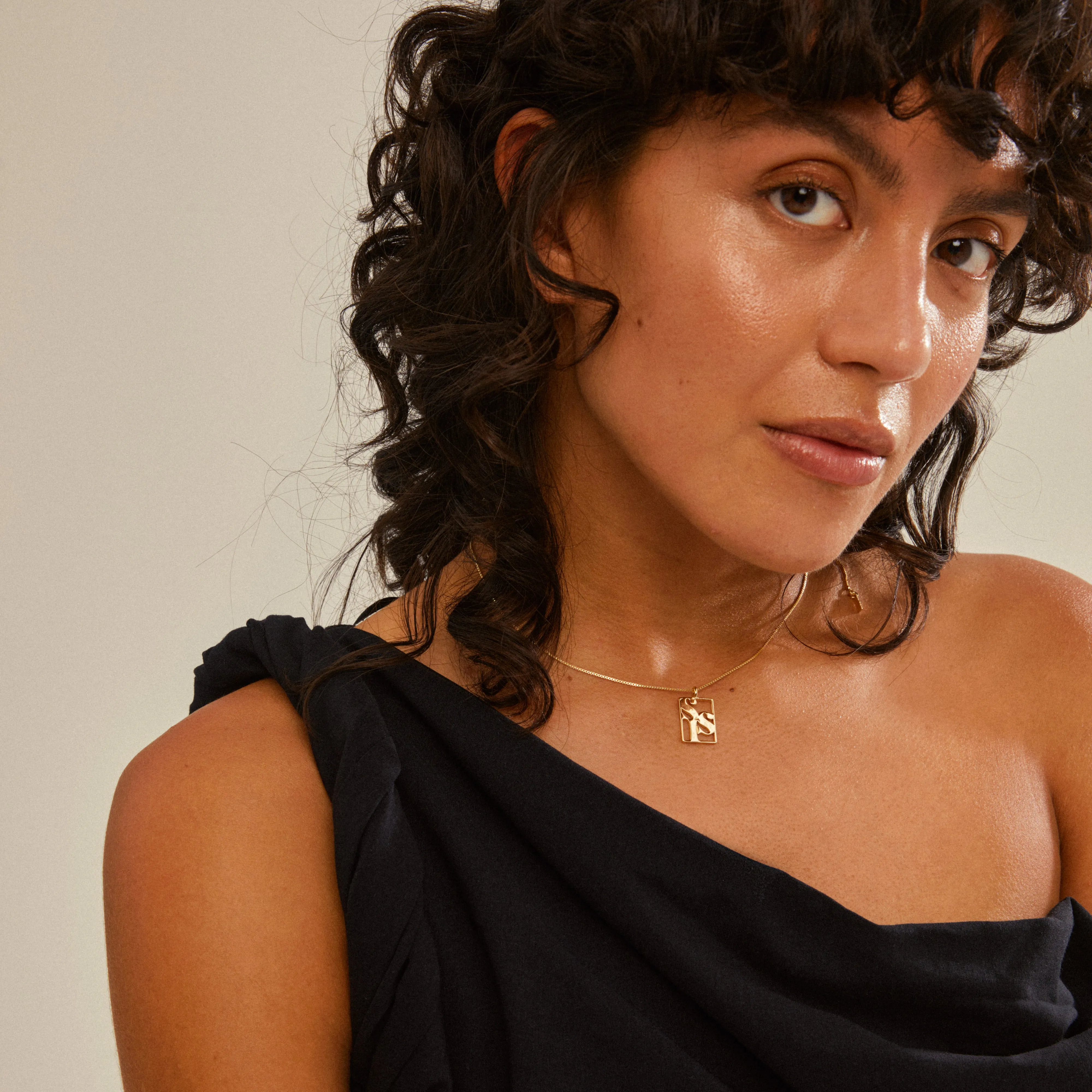 LOVE TAG, SIS necklace gold-plated