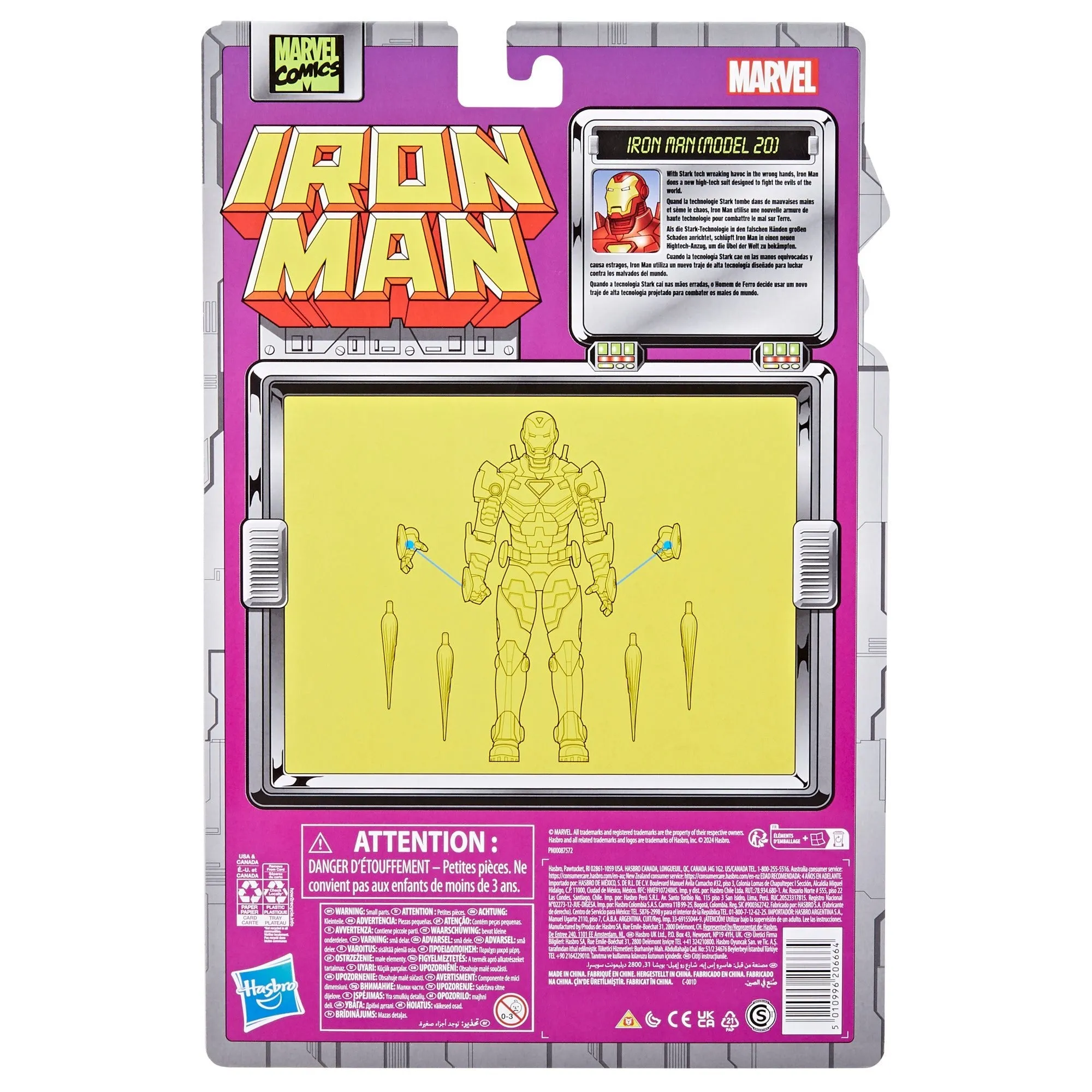 Marvel Legends Iron Man Retro Collection Iron Man (Model 20)