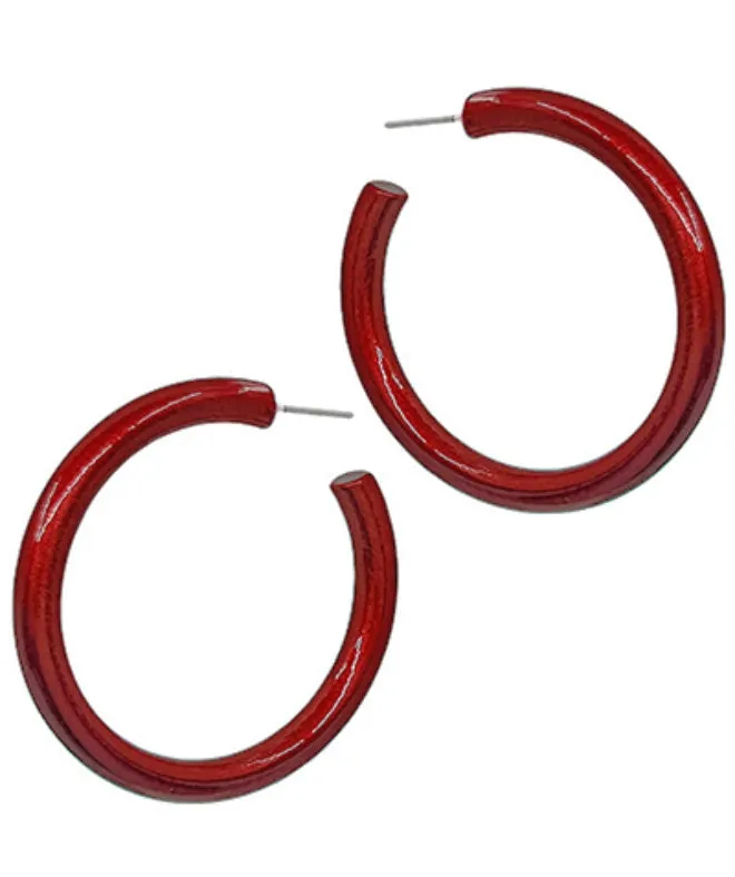Metallic Coated Hoops