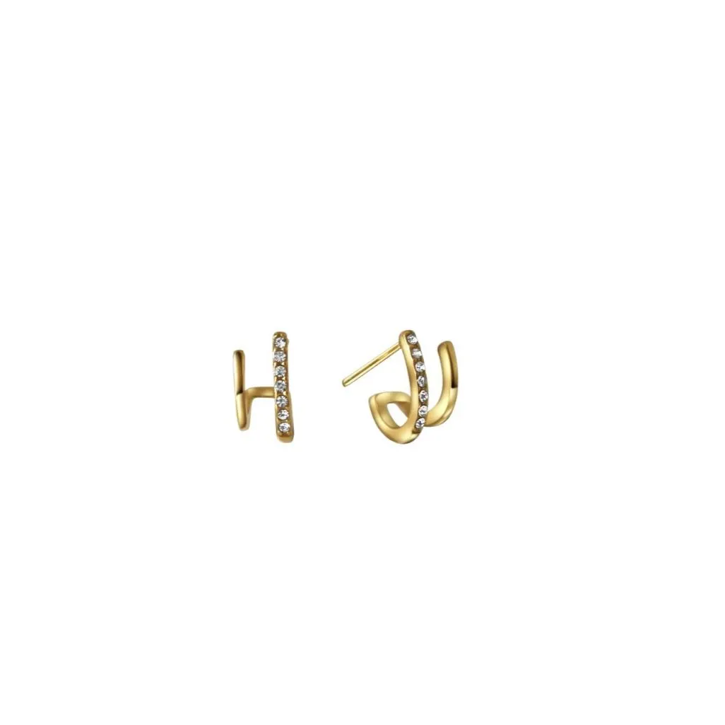 Mia Sparkling CZ Stud Earrings