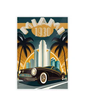 Miami Timeless Ride Poster