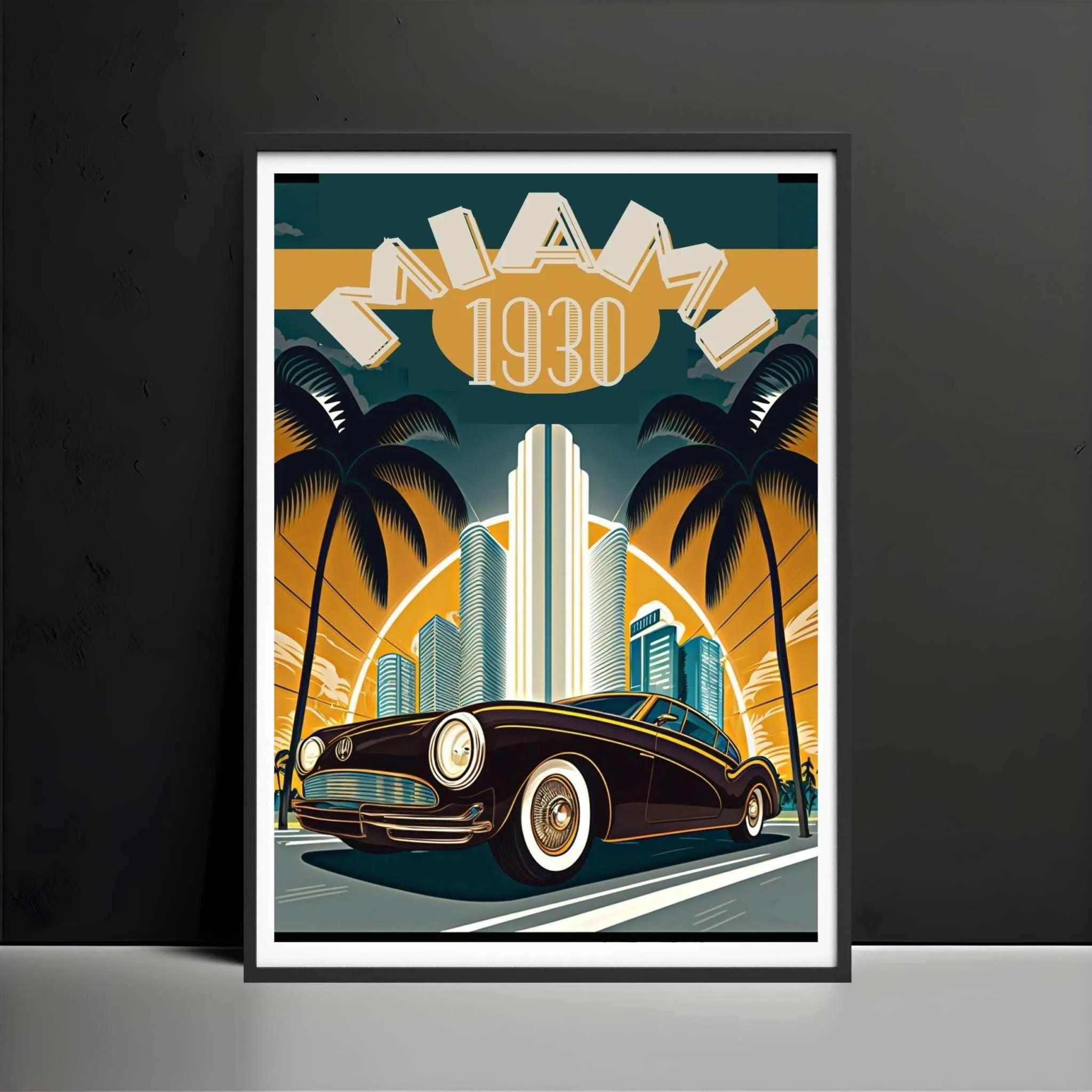 Miami Timeless Ride Poster