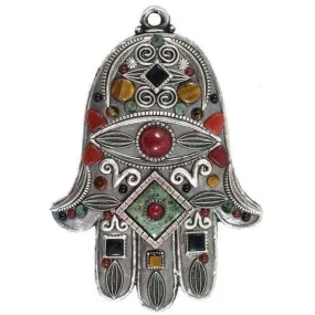 Michal Golan with African Turquoise, Red Jasper & Abalone
