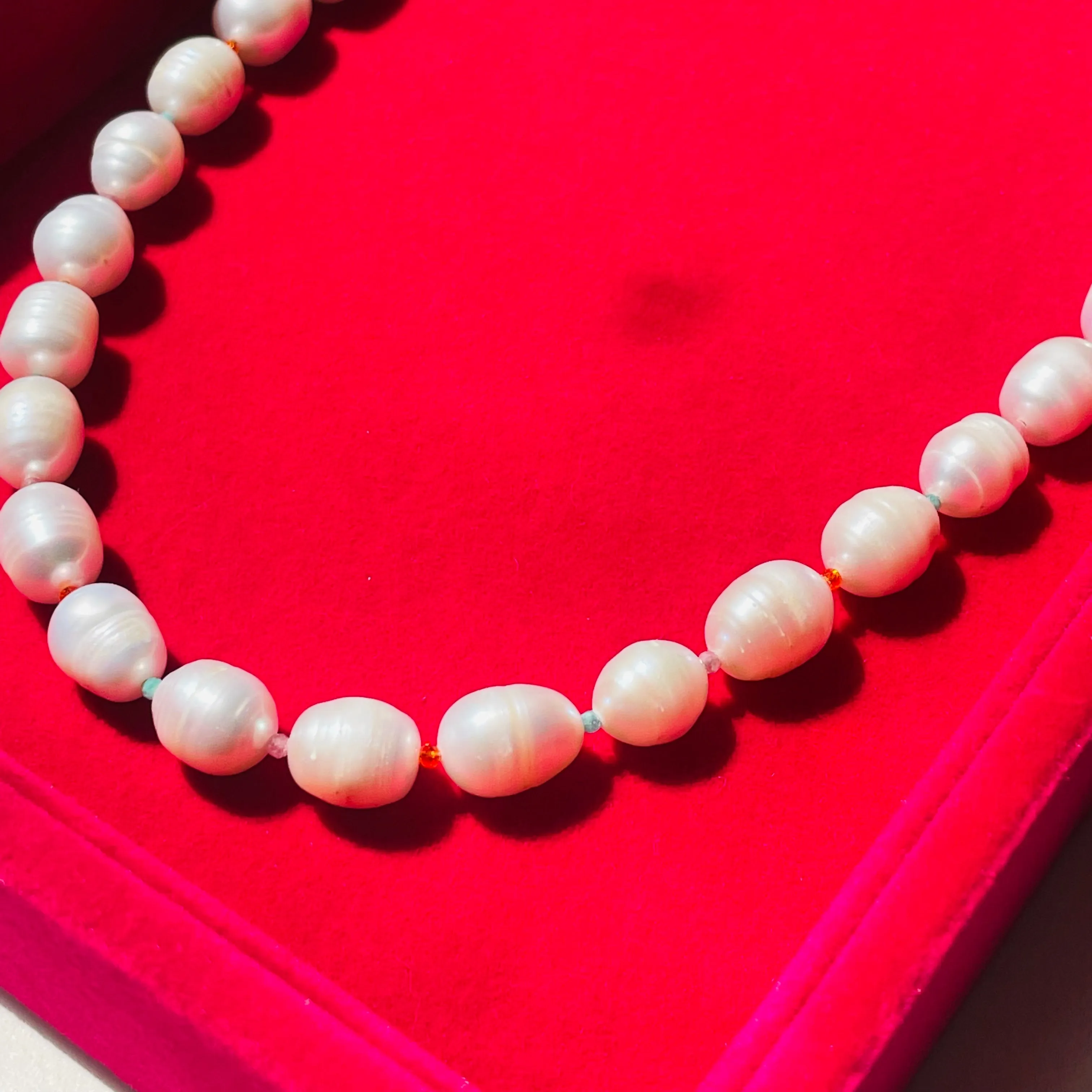 Midi Pearl Statement Necklace
