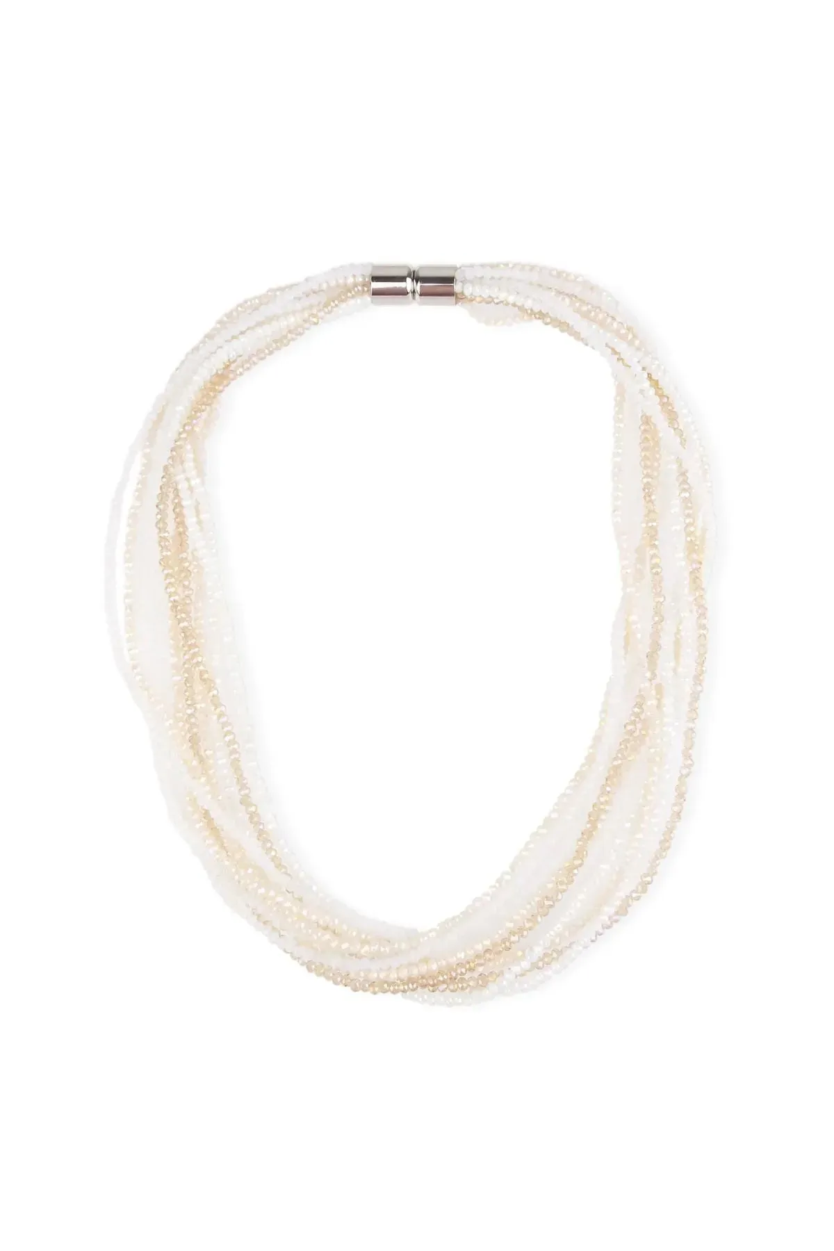 Multi Strand Ombre Crystal Necklace