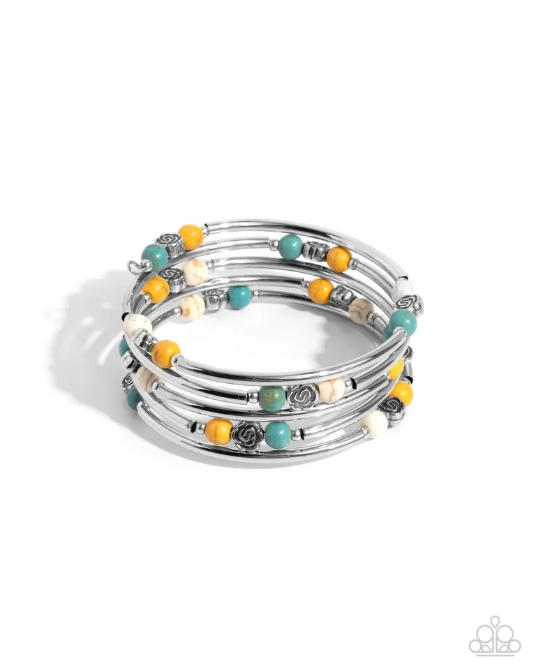 Paparazzi Bracelet ~ Classic Cowboy - Yellow