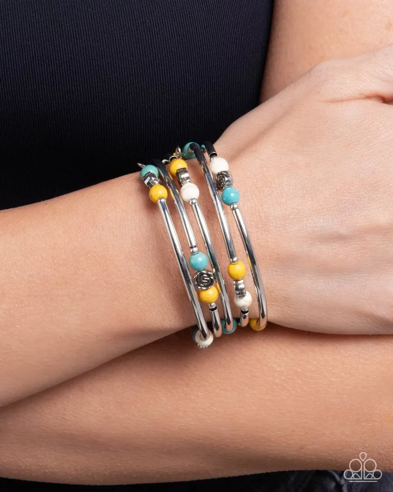 Paparazzi Bracelet ~ Classic Cowboy - Yellow