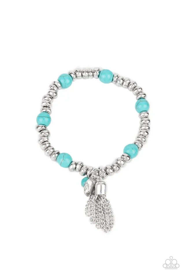 Paparazzi Bracelet ~ Whimsically Wanderlust - Blue