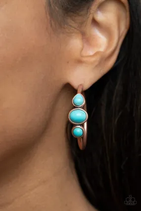 Paparazzi Earring ~ Dusky Charmer - Copper