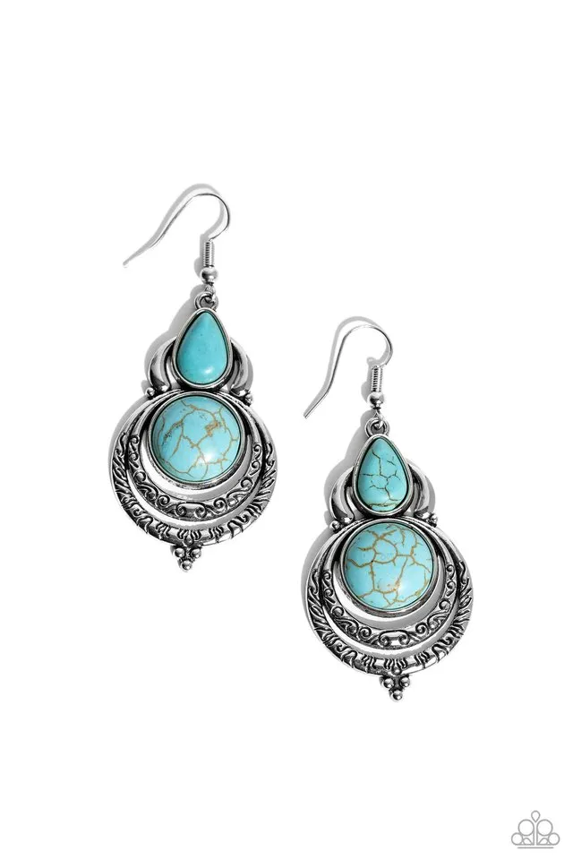Paparazzi Earring ~ Sonoran Song - Blue