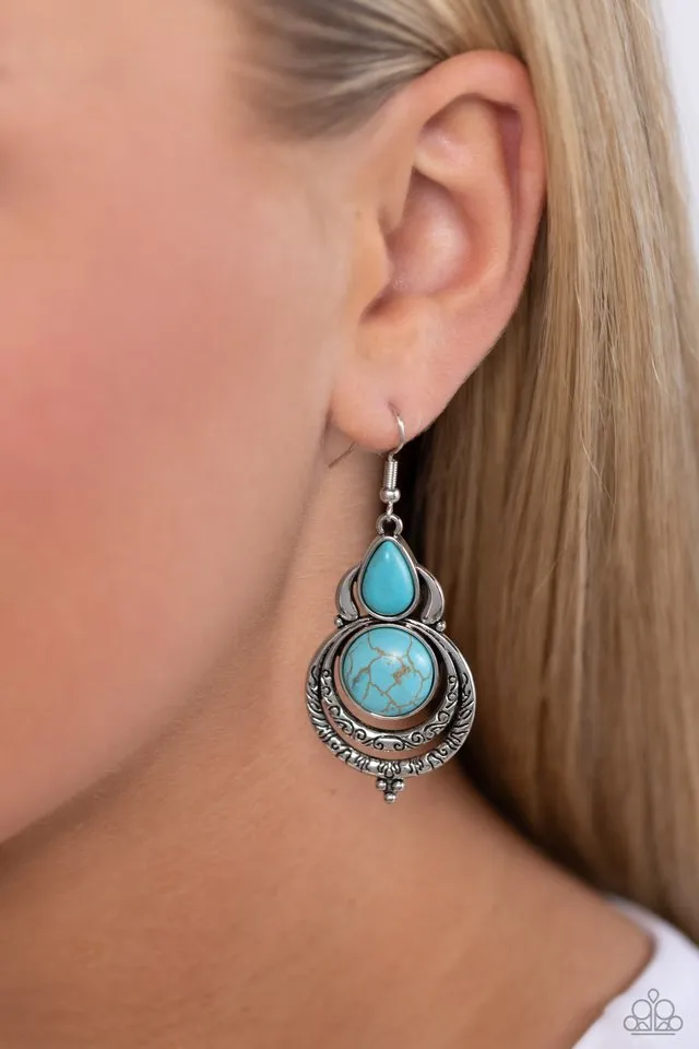 Paparazzi Earring ~ Sonoran Song - Blue