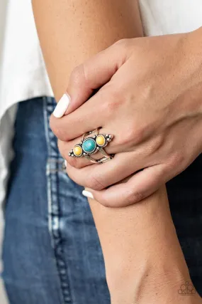 Paparazzi Ring ~ Sahara Sage - Yellow