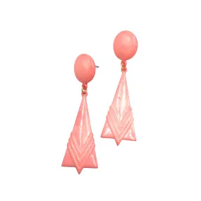Peach Pink Paris Earrings