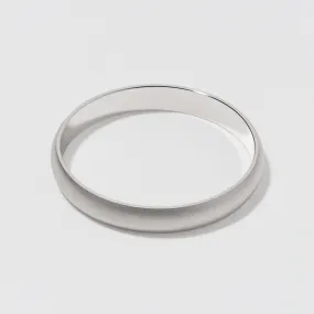 Platinum Classic Wedding Band - Matte 3mm