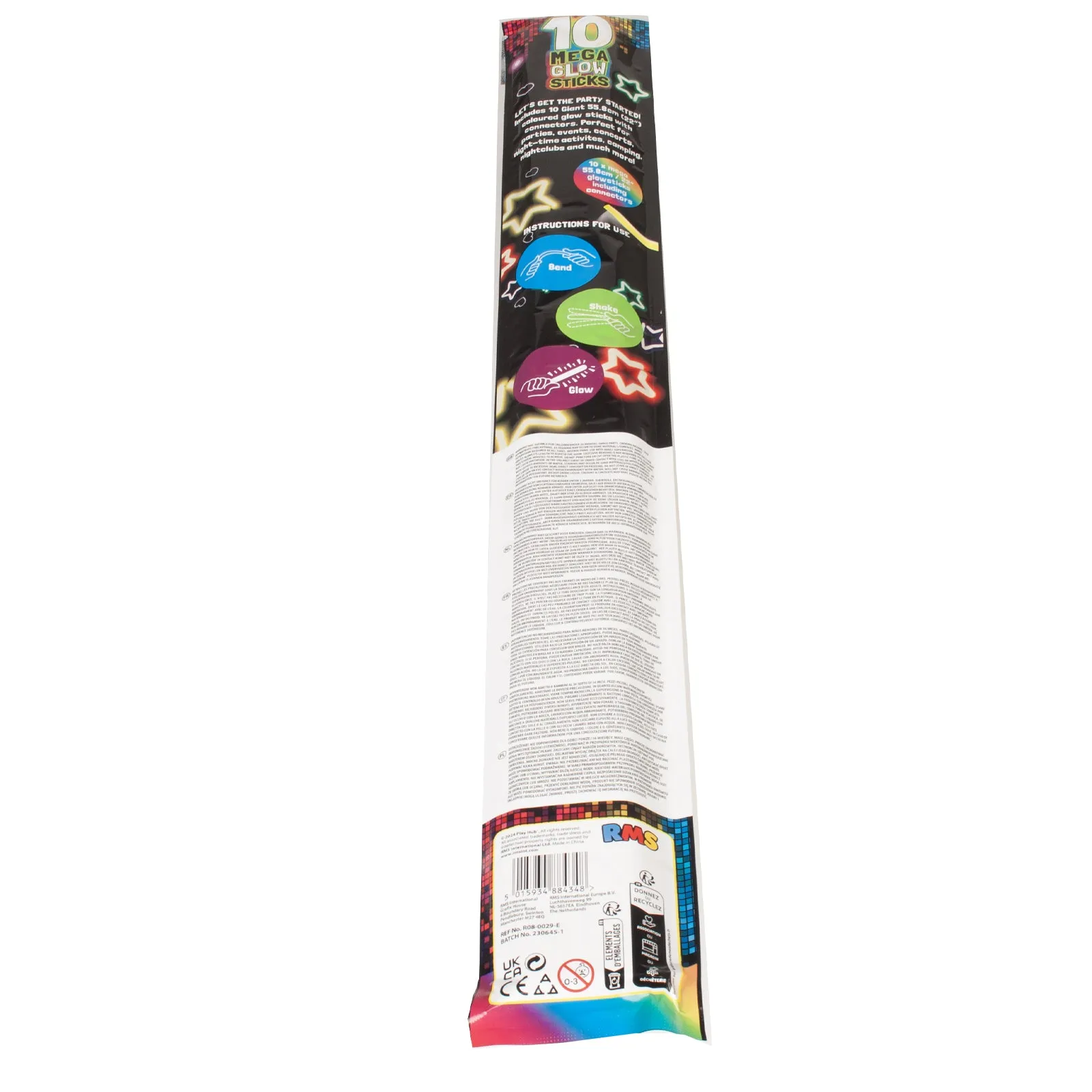 Play Hub 10 Mega Glow Sticks