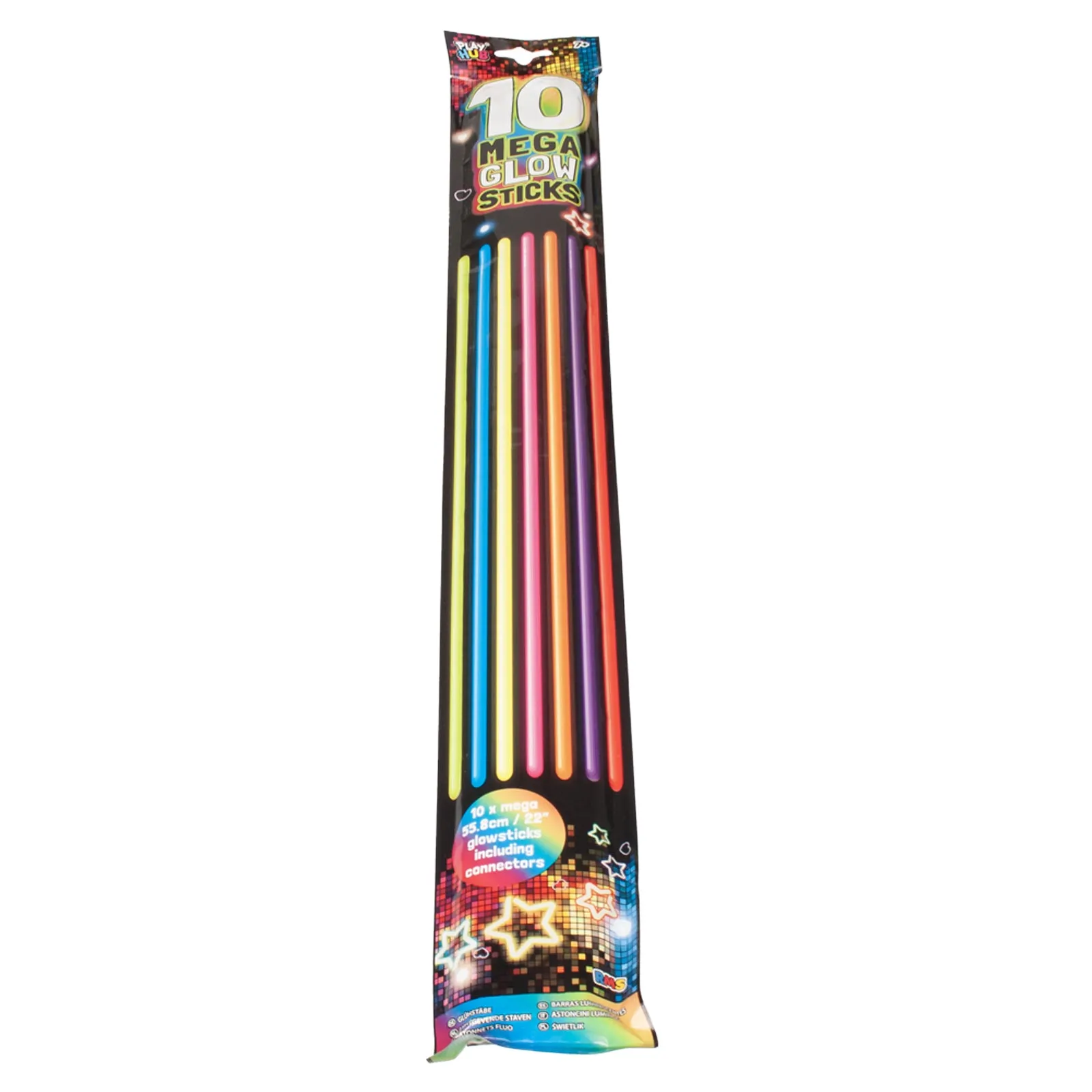 Play Hub 10 Mega Glow Sticks