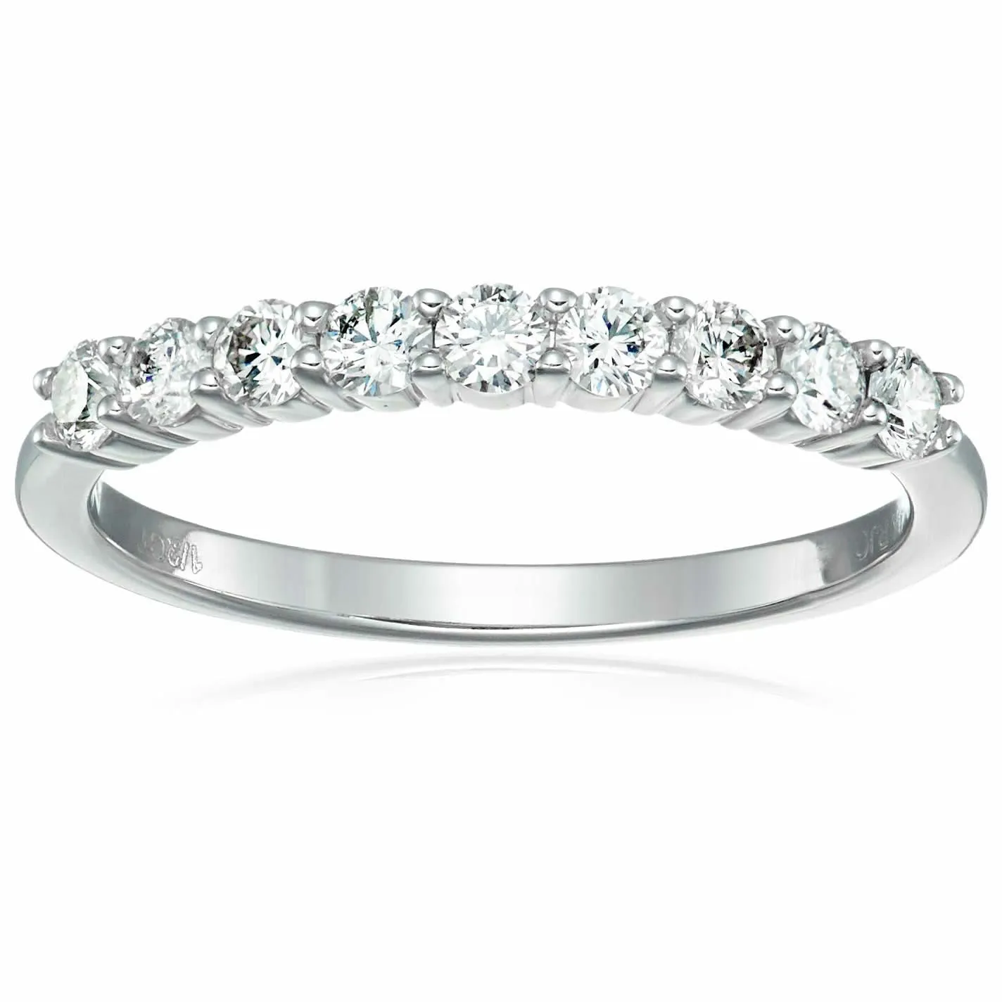 Prong Diamond Wedding Band in 14k Gold