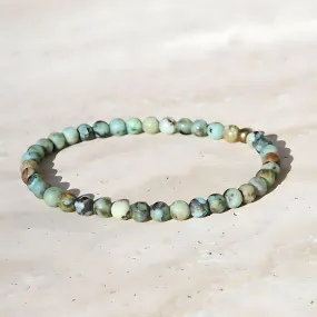 "Change" Matte African Turquoise Bracelet
