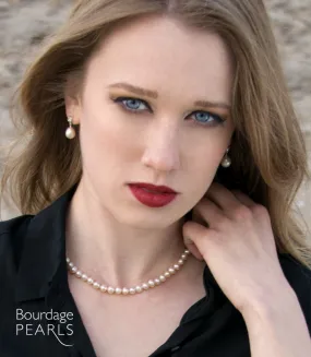 Real Cultured Freshwater Pearl Choker | Classic Pearl Necklace | Fine Quality