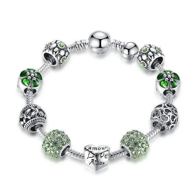 Silver Charm Bracelet